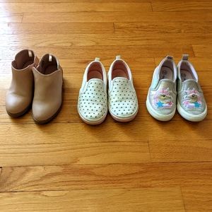 3 Pairs of Sz 10 Go Girls Shoes